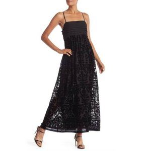 Max Studio NWT Velvet Burnout Maxi Dress